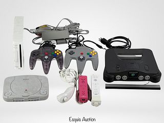 Sony Playstation, Wii & Nintendo 64 Game Consoles