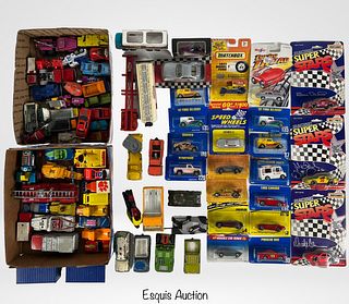 Large Lot of Vintage Die-Cast Toy Cars- Matchbox,