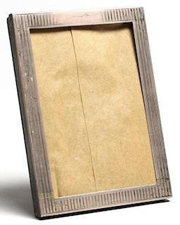 Contemporary Sterling Silver Photo Frame