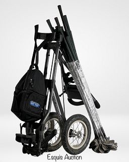 Sun Mountain Golf Push Cart & T-Line Golf Club Set