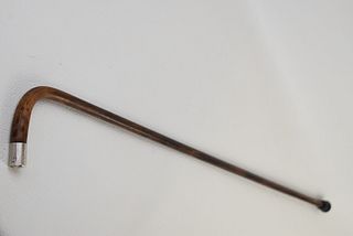 WILLIAM DEMUTH COMPANY STERLING & WOOD CANE
