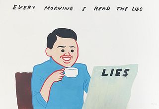David Shrigley and Joan Cornella - Every Morning I Read the Lies