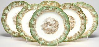 Set of 6 Wedgwood Etruria Porcelain Plates