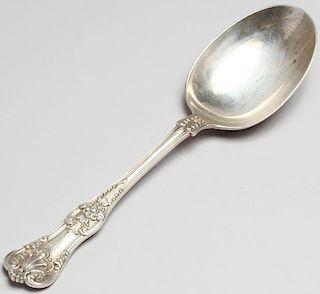 Tiffany & Co. "English King" Silver Serving Spoon