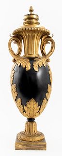 Belle Epoque Ormolu and Patinated Bronze Vase