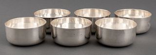 Indian Silver Rice Bowls, 6