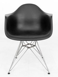 Eames for Herman Miller Black Shell Armchair