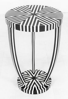 Psychedelic Dazzle Camouflage Center Table