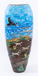 Stanford "Peccary Pot" Glass Mosaic, 2004