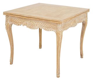 French Louis XIV Revival Flip Top Table
