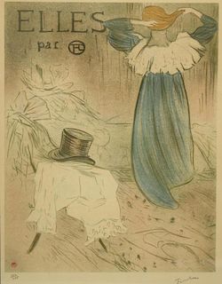 H.M.R. Toulouse Lautrec (1864-1901)- Lithogaph