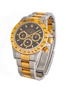 Rolex Oyster Perpetual Superlative Chronometer 18kt Gold And Stainless Steel Daytona Cosmograph, Ca. 1993, 39mm (Case), SN N442121