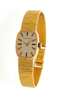 Longines (France) 18kt Yellow Gold Wristwatch, L 6.2" 33g