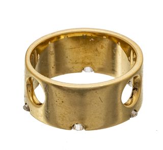 18kt Yellow Gold Band, 5.9g Size: 3