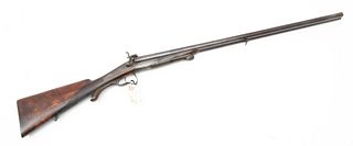 Belgian Side By Side Double Barrel Pin-fire Shotgun, 16 Ga., Ca. 1880, L 47" , SN: 2513