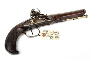European Flintlock Pistol, Ca. Late 18th/Early 19th C., L 12"