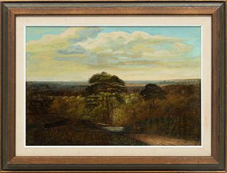 European Oil On Canvas, Ca. 19th C., Landscape, H 18" W 21"
