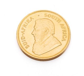 1979 1oz Gold South Africa Krugerrand, Dia. 1.25" 34g