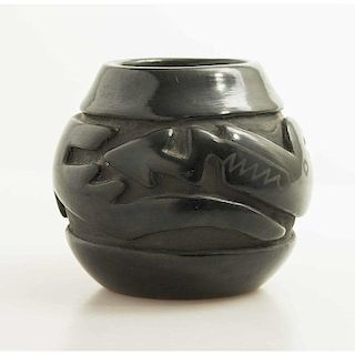 Santa Clara Blackware Pot, Lu Ann Tafoya (b. 1938)