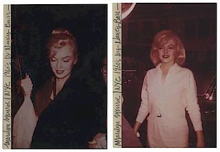 Three Marilyn Monroe Candid Photographs from the John Springer Collection.