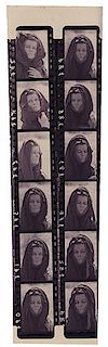 A 35mm Photo Negative Strip of Katharine Hepburn in "The Trojan Women."