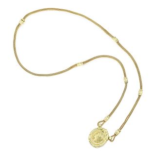 Vintage Gold Long Necklace