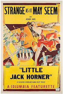 Little Jack Horner, Strange As It May Seem.