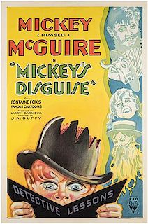 Mickey (Himself) McGuire in "Mickey's Disguise."