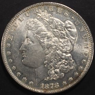 1878 7/8 TF MORGAN DOLLAR AU/BU
