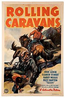Group of 17 One-Sheet Western Movie Posters.