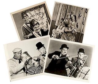 Over 350 Laurel and Hardy Movie Stills.