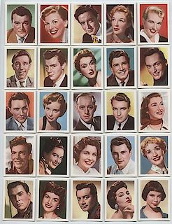 A Gross Lot of Over 2,300 Jibco Tea Screen Stars (Second Series) Cards.