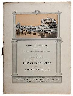 The Eternal City Photoplay Booklet.
