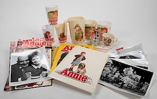 Large Archive of "Annie" Film Memorabilia Including Scripts, Promotions, and Advertising.