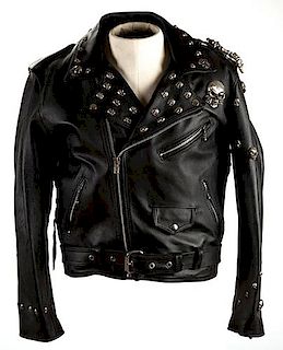 Alchemy Vintage Studded Leather Gothic Punk Motorcycle Jacket.