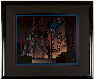 Batman: The Animated Series Limited Edition Cel. "The Cat and the Claw."