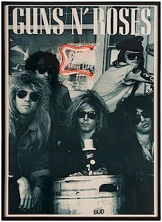 Guns N Roses Neon Tavern Sign.