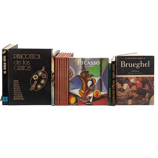 Libros sobre Arte Europeo. Nicolae Grigorescu / La Obra Pictórica Completa de Brueghel. Piezas: 13.