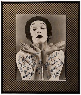 Group of Four Signed Portrait Photographs of Actors and Entertainers.