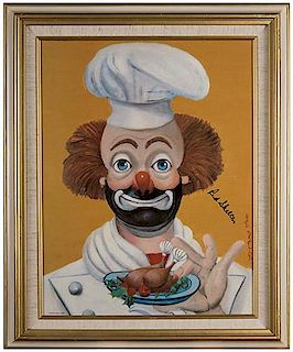 Red Skelton "The Chef" Limited Edition Painting