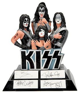 Kiss Limited Edition Autographed Porcelain Figurine.