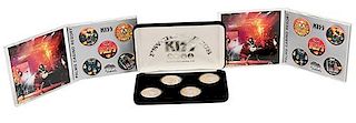 Kiss Psycho-Circus World Tour Silver Proof Coin Set.