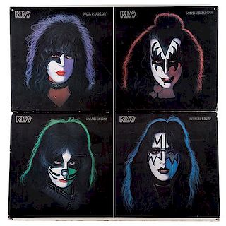 Kiss Solo Albums Promotional Poster.