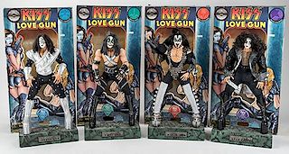 Kiss Love Gun Limited Edition Doll Figures.