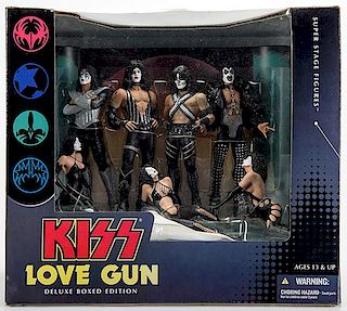 Kiss Love Gun Deluxe Limited Edition Super Stage Figures.