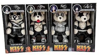 Kiss Limited Edition Bear Figures.