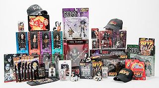 Large Collection of More Than 35 Kiss Sets and Collectibles.