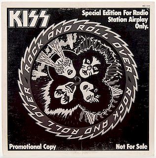 Kiss Rock and Roll Over Promo EP Radio Station Airplay Only.