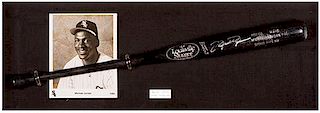 Michael Jordan Spring Training Used and Signed White Sox Baseball Bat.