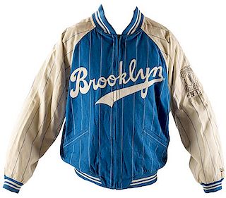 MLB Brooklyn Dodgers Jackie Robinson Jersey and Jacket.